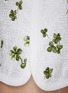  - GIAMBATTISTA VALLI - Leaf Emboridered Boucle Mini Skirt