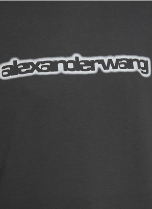  - ALEXANDER WANG - Halo Glow Logo Graphic T-Shirt