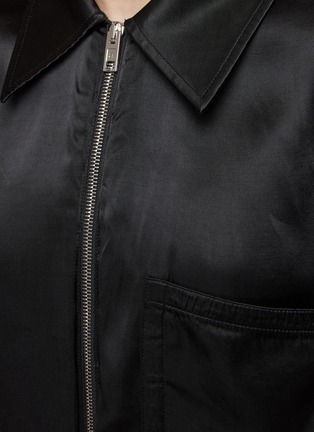 - ALEXANDER WANG - Front And Back Zipper detail Collared Jacket