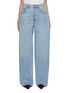 Main View - Click To Enlarge - ALEXANDERWANG - Oversized Rounded Low Rise Jeans