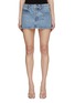 Main View - Click To Enlarge - ALEXANDER WANG - Clear Bead Embellished Mini Skirt