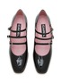 Detail View - Click To Enlarge - CAREL - Kina 40 Triple-strap Patent Leather Pumps