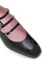 Detail View - Click To Enlarge - CAREL - Kina 40 Triple-strap Patent Leather Pumps