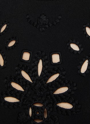  - ERMANNO SCERVINO - Embroidered Front Knit Tank Top