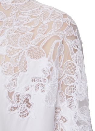  - ERMANNO SCERVINO - Oversized Lace Embroidered Shirt Dress