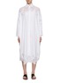 Main View - Click To Enlarge - ERMANNO SCERVINO - Oversized Lace Embroidered Shirt Dress