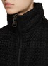 Detail View - Click To Enlarge - ERMANNO SCERVINO - Sheer Zip Up Hooded Coat