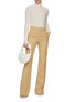 Figure View - Click To Enlarge - ERMANNO SCERVINO - Fluid Straight Leg Stretch Pants
