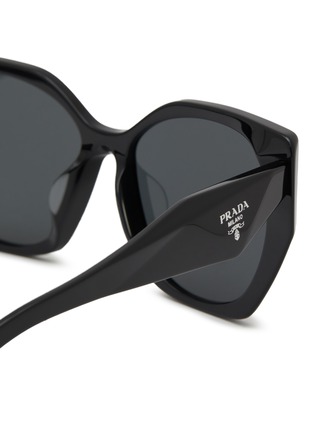 Detail View - Click To Enlarge - PRADA - Acetate Pillow Sunglasses