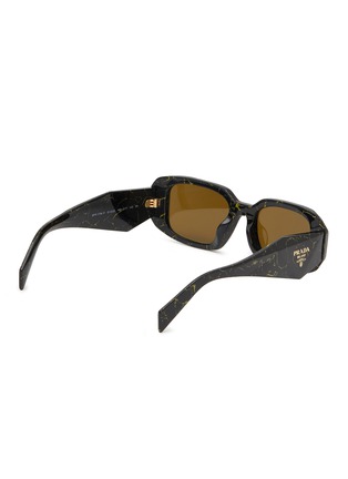 Figure View - Click To Enlarge - PRADA - Acetate Rectangle Sunglasses