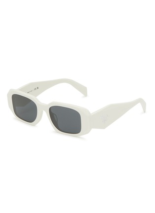 Main View - Click To Enlarge - PRADA - Acetate Rectangle Sunglasses