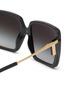 Detail View - Click To Enlarge - TIFFANY - Metal Square Sunglasses