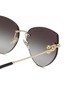 Detail View - Click To Enlarge - TIFFANY - Metal Irregular Sunglasses