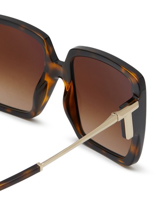Detail View - Click To Enlarge - TIFFANY - Metal Square Sunglasses