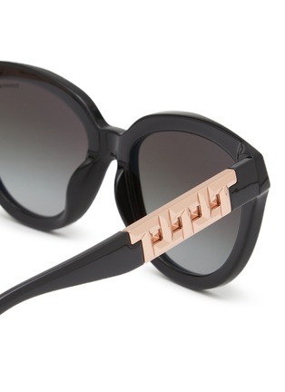 Detail View - Click To Enlarge - TIFFANY - Acetate Cateye Sunglasses