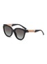 Main View - Click To Enlarge - TIFFANY - Acetate Cateye Sunglasses