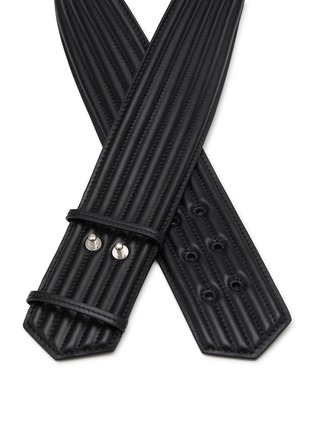 Detail View - Click To Enlarge - ALAÏA - Leather Padded Belt