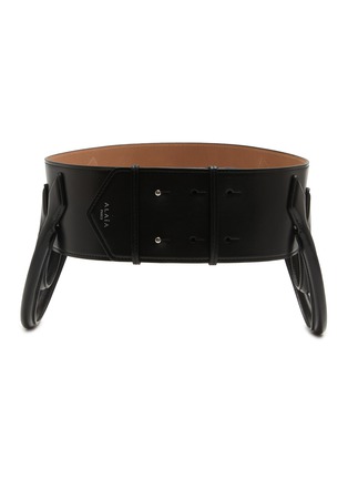 Main View - Click To Enlarge - ALAÏA - Teckel Double Leather Belt