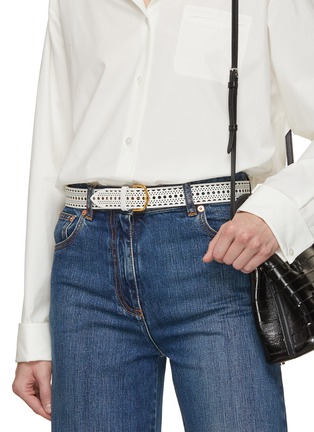 Figure View - Click To Enlarge - ALAÏA - Neo Vienne Leather Belt