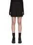 Main View - Click To Enlarge - WE11DONE - High Waisted Half Elasticated Button Shorts