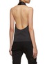 Back View - Click To Enlarge - WE11DONE - Tie Motif Backless Halter Top
