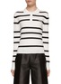 Main View - Click To Enlarge - WE11DONE - Striped Knit Polo Top