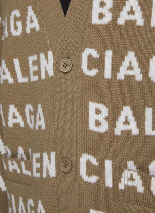  - BALENCIAGA - Logo Knit Cardigan