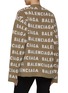 Back View - Click To Enlarge - BALENCIAGA - Logo Knit Cardigan