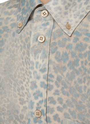  - BALENCIAGA - Leopard Print Cocoon Shirt