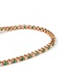 Detail View - Click To Enlarge - LC COLLECTION JEWELLERY - 18K Rose Gold Diamond Emerald Tennis Bracelet