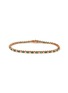 Main View - Click To Enlarge - LC COLLECTION JEWELLERY - 18K Rose Gold Diamond Emerald Tennis Bracelet