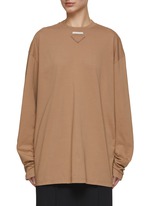 Prada 長袖 ジャージー Tシャツ Long-sleeved T-shirt 関税込 White Long-sleeved jersey T-shirt | PRADA