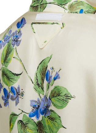  - PRADA - Allover Floral Silk Shirt