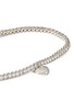 LC COLLECTION JEWELLERY - 18K White Gold Diamond Heart Charm Tennis Bracelet