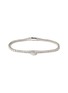 Main View - Click To Enlarge - LC COLLECTION JEWELLERY - 18K White Gold Diamond Heart Charm Tennis Bracelet