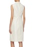 Back View - Click To Enlarge - PRADA - Faille Midi Dress