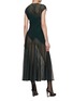 Back View - Click To Enlarge - ALAÏA - Twisted Sheer Maxi Dress