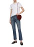 Figure View - Click To Enlarge - ALAÏA - Cross Stitch Slim Fit Jeans