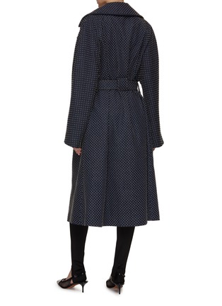 Back View - Click To Enlarge - ALAÏA - All–Over Studded Denim Trench