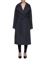 ALAÏA | All–Over Studded Denim Trench | Women | Lane Crawford