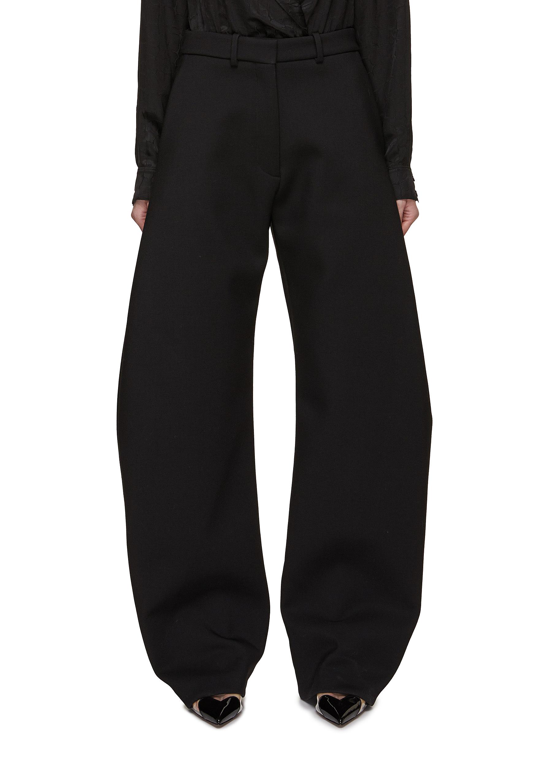 ALAÏA | Rounded Wool Pants | Women | Lane Crawford