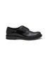 Main View - Click To Enlarge - PRADA - Spazzolato Brushed Leather Derby Shoes