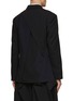 Back View - Click To Enlarge - KHOKI - Asymmetric Cutout Cotton Jacket