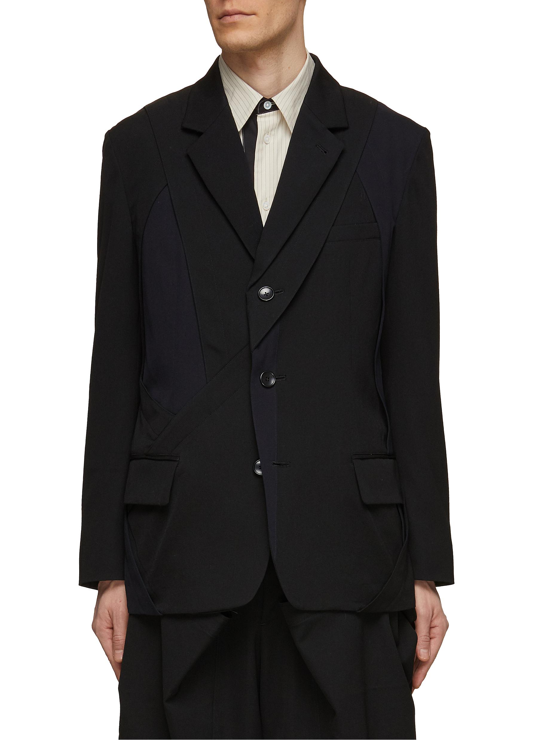KHOKI Asymmetric Cutout Cotton Jacket | Smart Closet
