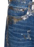  - KHOKI - Silver Printed Dyed Denim Pants