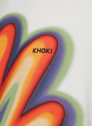  - KHOKI - Wavey Printed Cotton T-shirt