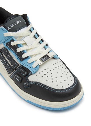 Detail View - Click To Enlarge - AMIRI - Skeltop Kids Leather Sneakers