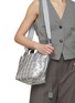 Figure View - Click To Enlarge - VEECOLLECTIVE - Mini Vee Tote Top Handle Bag
