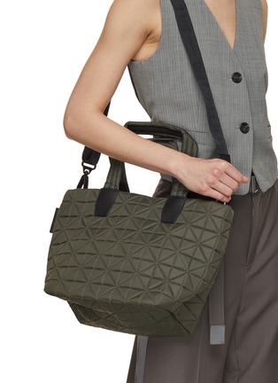 Front View - Click To Enlarge - VEECOLLECTIVE - Small Vee Tote Top Handle Bag