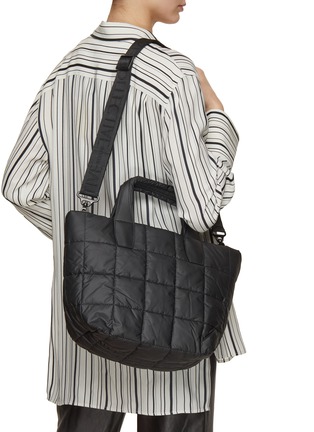 Front View - Click To Enlarge - VEECOLLECTIVE - Small Porter Tote Handle Bag